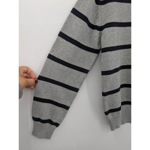 Vintage Y2K Tommy Hilfiger Preppy Knit Sweater Women Size XL Academia Heritage - Picture 4 of 10